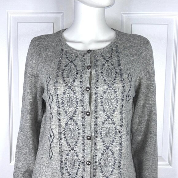 EMOTIONS women's medium cashmere cardigan - Picture 2 of 2